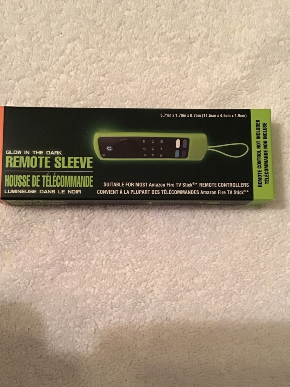 Glow-in-the-Dark Remote Sleeve - Neon Green